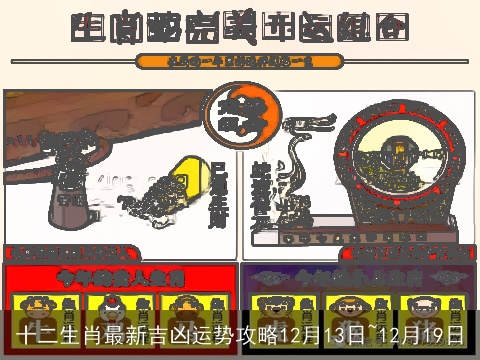 十二生肖最新吉凶运势攻略12月13日~12月19日
