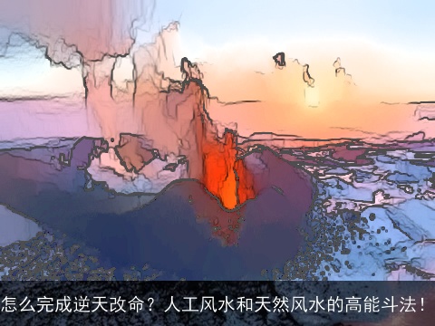 怎么完成逆天改命？人工风水和天然风水的高能斗法！