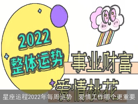 星座运程2022年每周运势  爱情工作哪个更重要