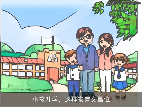 小孩升学，这样安置文昌位