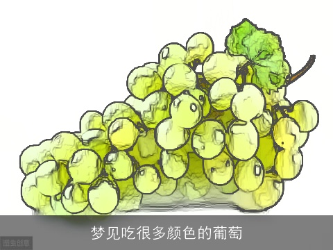 梦见吃很多颜色的葡萄