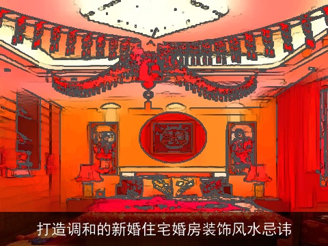 打造调和的新婚住宅婚房装饰风水忌讳