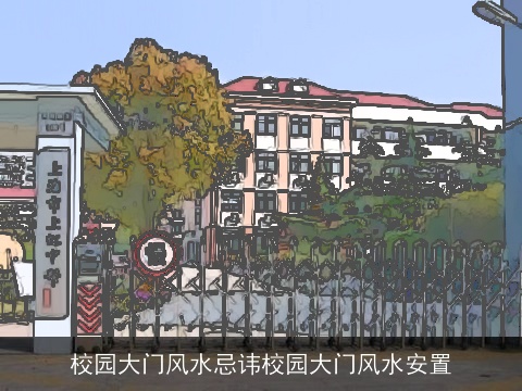 校园大门风水忌讳校园大门风水安置