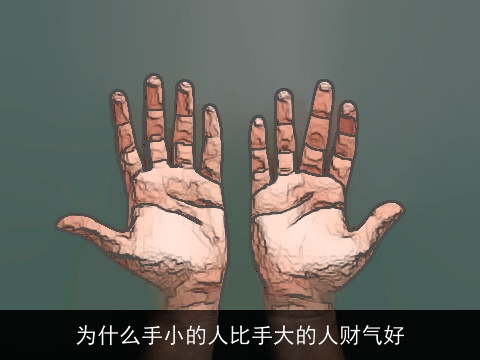 为什么手小的人比手大的人财气好