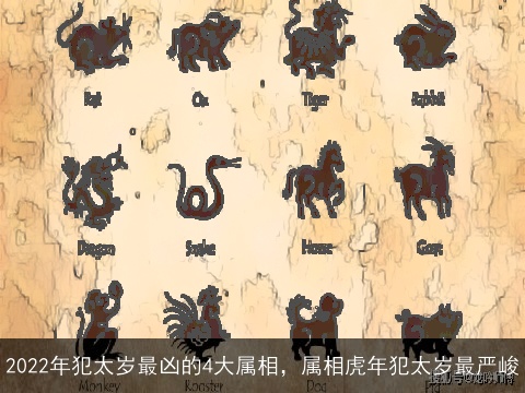 2022年犯太岁最凶的4大属相，属相虎年犯太岁最严峻