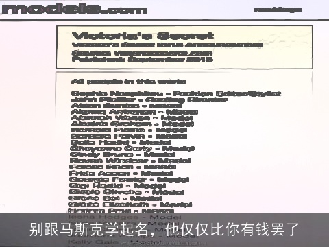 别跟马斯克学起名，他仅仅比你有钱罢了