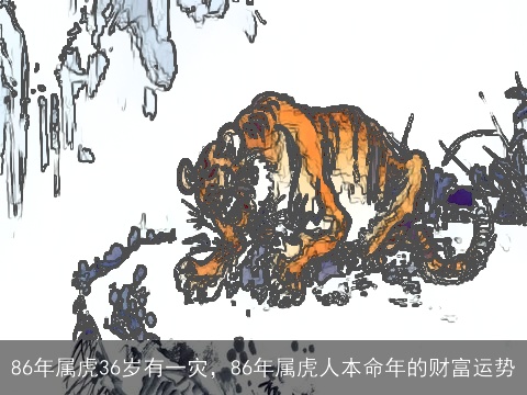 86年属虎36岁有一灾，86年属虎人本命年的财富运势