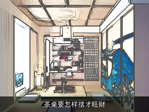 茶桌要怎样摆才旺财