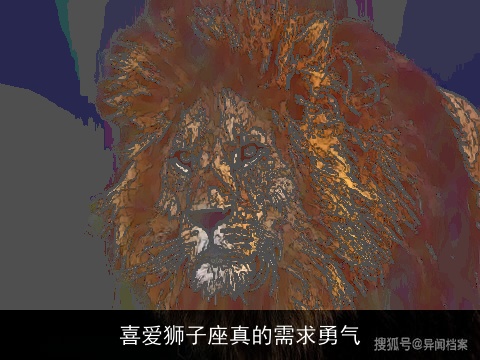 喜爱狮子座真的需求勇气