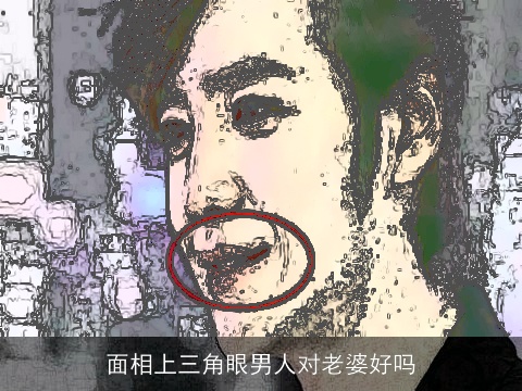 面相上三角眼男人对老婆好吗