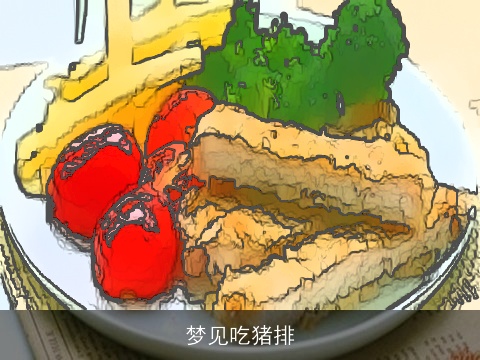 梦见吃猪排