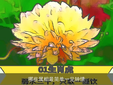 哪些属相最简单一见钟情