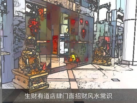 生财有道店肆门面招财风水常识