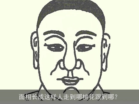 面相长成这样人走到哪桃花跟到哪？