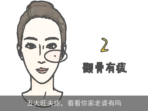 五大旺夫痣，看看你家老婆有吗