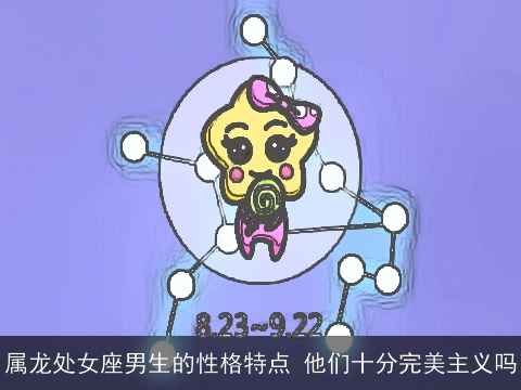 属龙处女座男生的性格特点 他们十分完美主义吗
