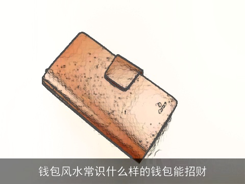 钱包风水常识什么样的钱包能招财