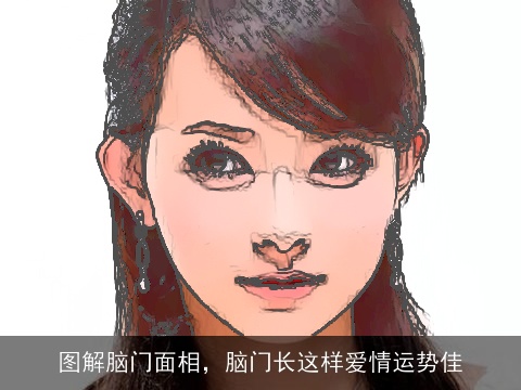 图解脑门面相，脑门长这样爱情运势佳