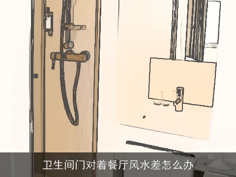 卫生间门对着餐厅风水差怎么办