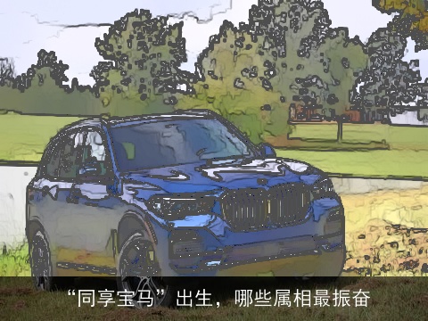 “同享宝马”出生，哪些属相最振奋