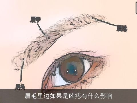 眉毛里边如果是凶痣有什么影响