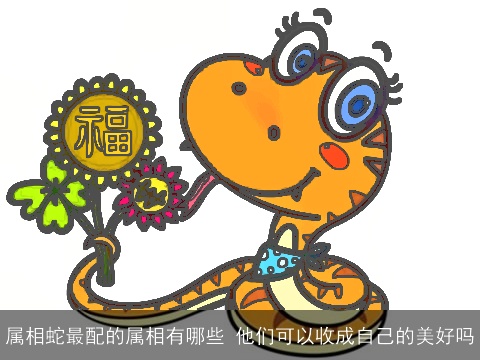 属相蛇最配的属相有哪些 他们可以收成自己的美好吗