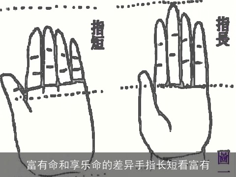 富有命和享乐命的差异手指长短看富有