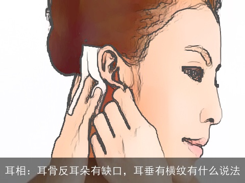 耳相：耳骨反耳朵有缺口，耳垂有横纹有什么说法