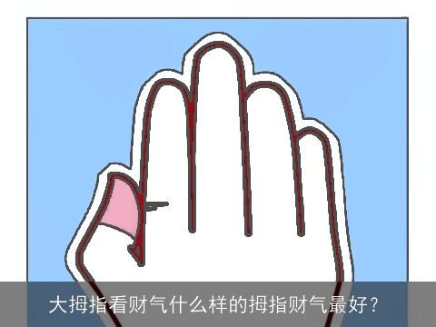 大拇指看财气什么样的拇指财气最好？