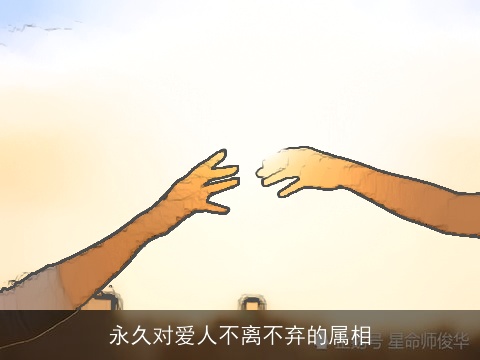 永久对爱人不离不弃的属相