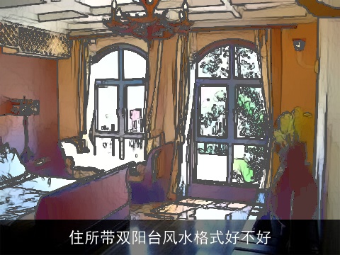 住所带双阳台风水格式好不好
