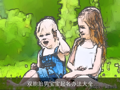 双胞胎男宝宝起名办法大全