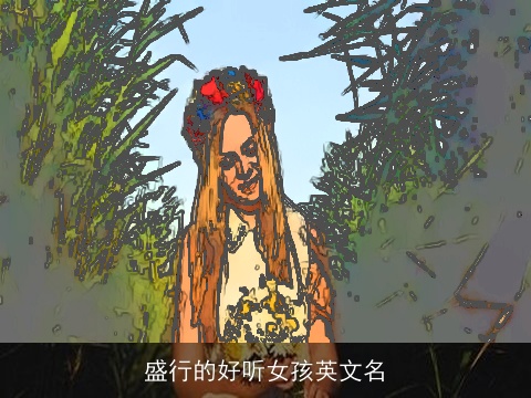 盛行的好听女孩英文名