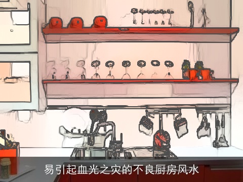 易引起血光之灾的不良厨房风水