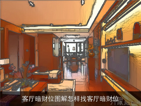 客厅暗财位图解怎样找客厅暗财位