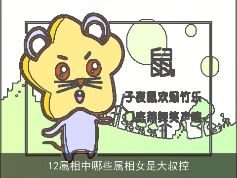 12属相中哪些属相女是大叔控