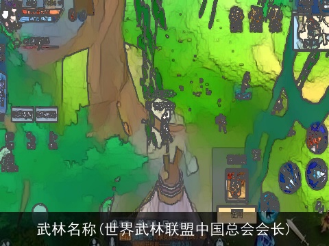 武林名称(世界武林联盟中国总会会长)