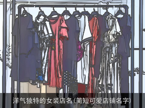 洋气独特的女装店名(简短可爱店铺名字)