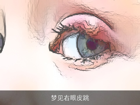 梦见右眼皮跳