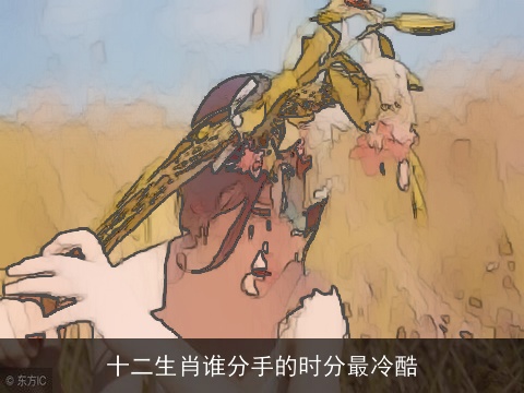 十二生肖谁分手的时分最冷酷