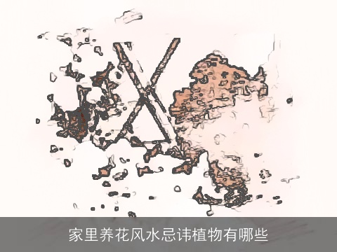 家里养花风水忌讳植物有哪些