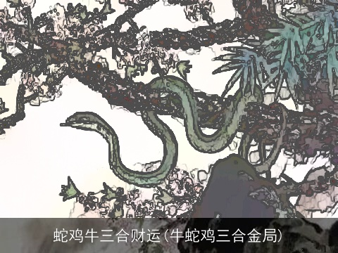 蛇鸡牛三合财运(牛蛇鸡三合金局)