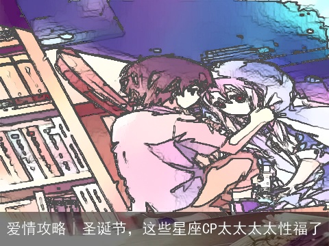 爱情攻略｜圣诞节，这些星座CP太太太太性福了