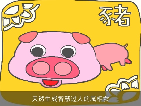 天然生成智慧过人的属相女