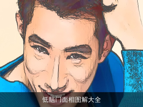 低脑门面相图解大全