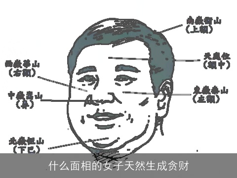 什么面相的女子天然生成贪财