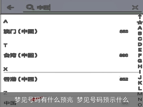 梦见号码有什么预兆 梦见号码预示什么