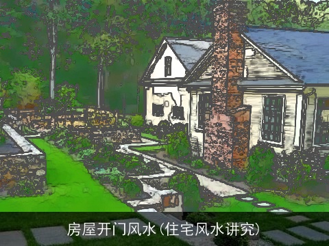 房屋开门风水(住宅风水讲究)