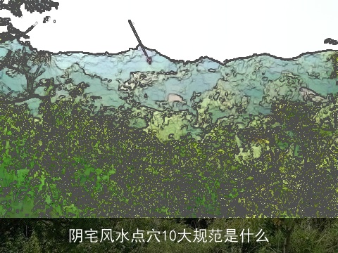 阴宅风水点穴10大规范是什么