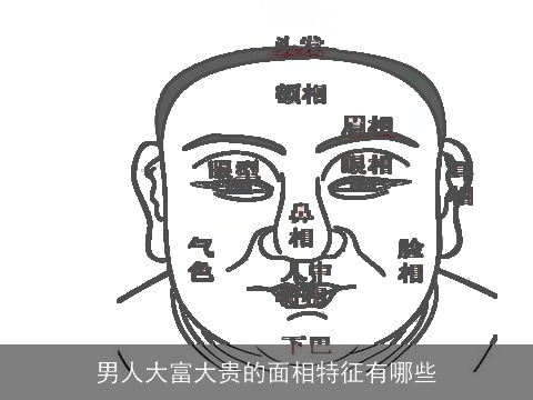 男人大富大贵的面相特征有哪些